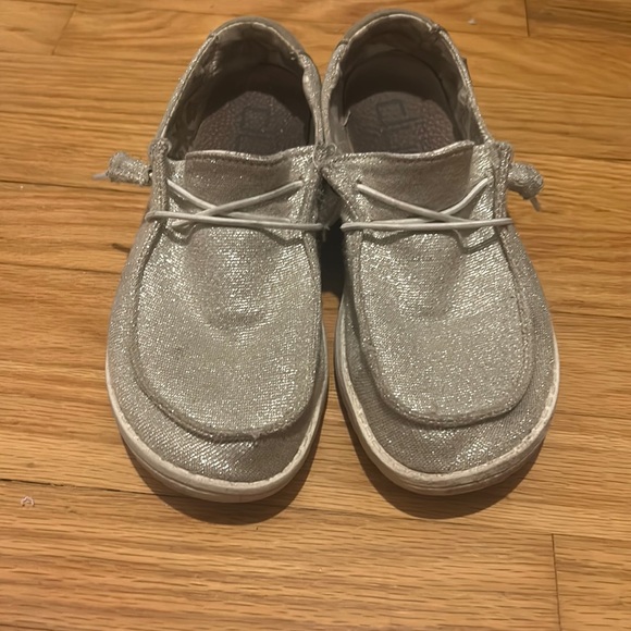 Shoes Gold Glitter Hey Dude Poshmark